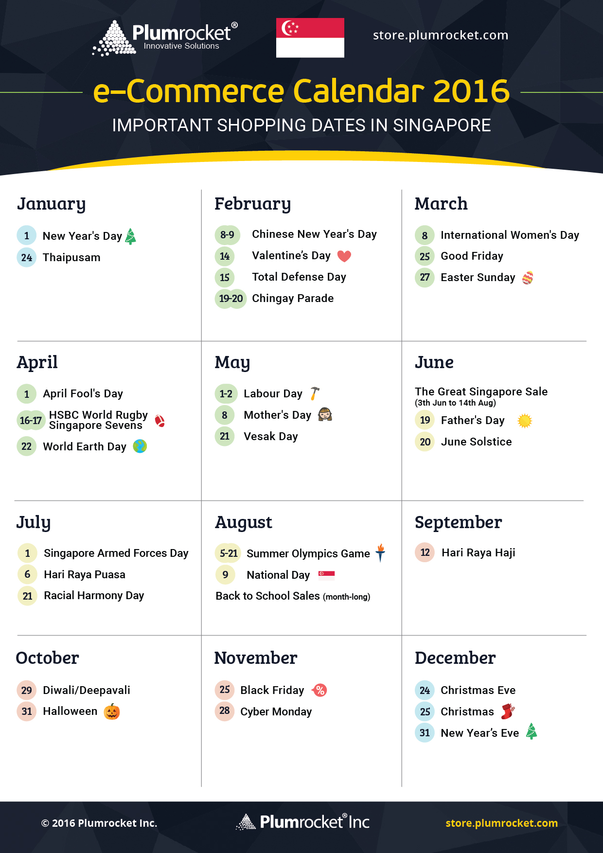 free 2016 online retail marketing calendars asia pacific
